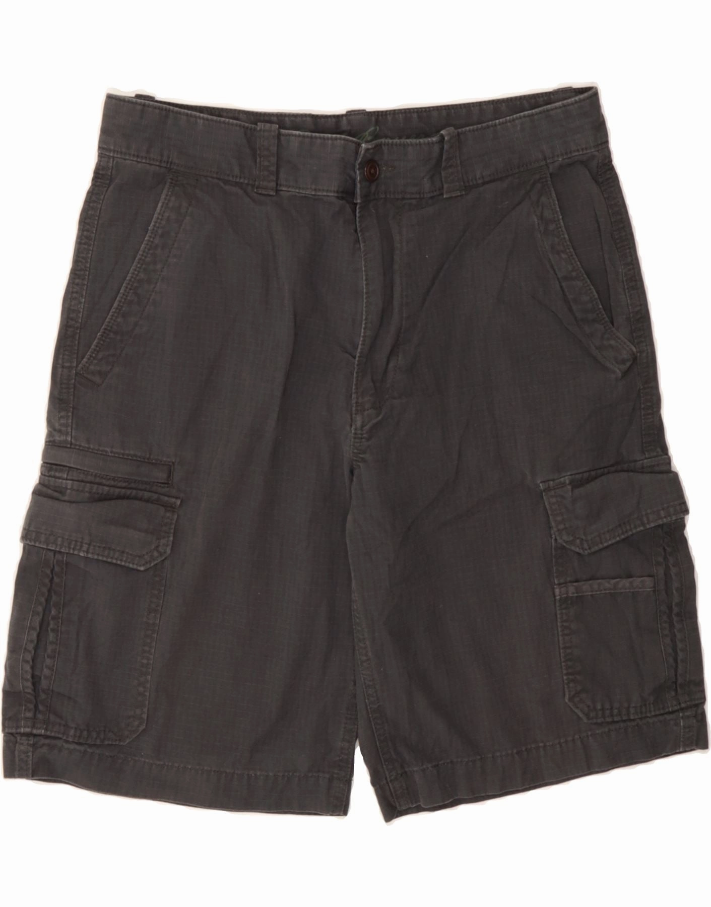 Classic Appeal Active Layer Fit EDDIE BAUER Mens Cargo Shorts W36 Large  Grey Cotton