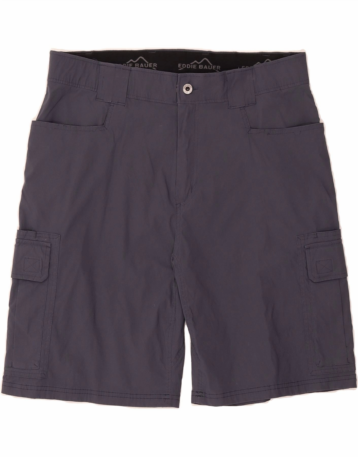 EDDIE BAUER Mens Cargo Shorts W36 Large  Grey Polyester Fun Prints