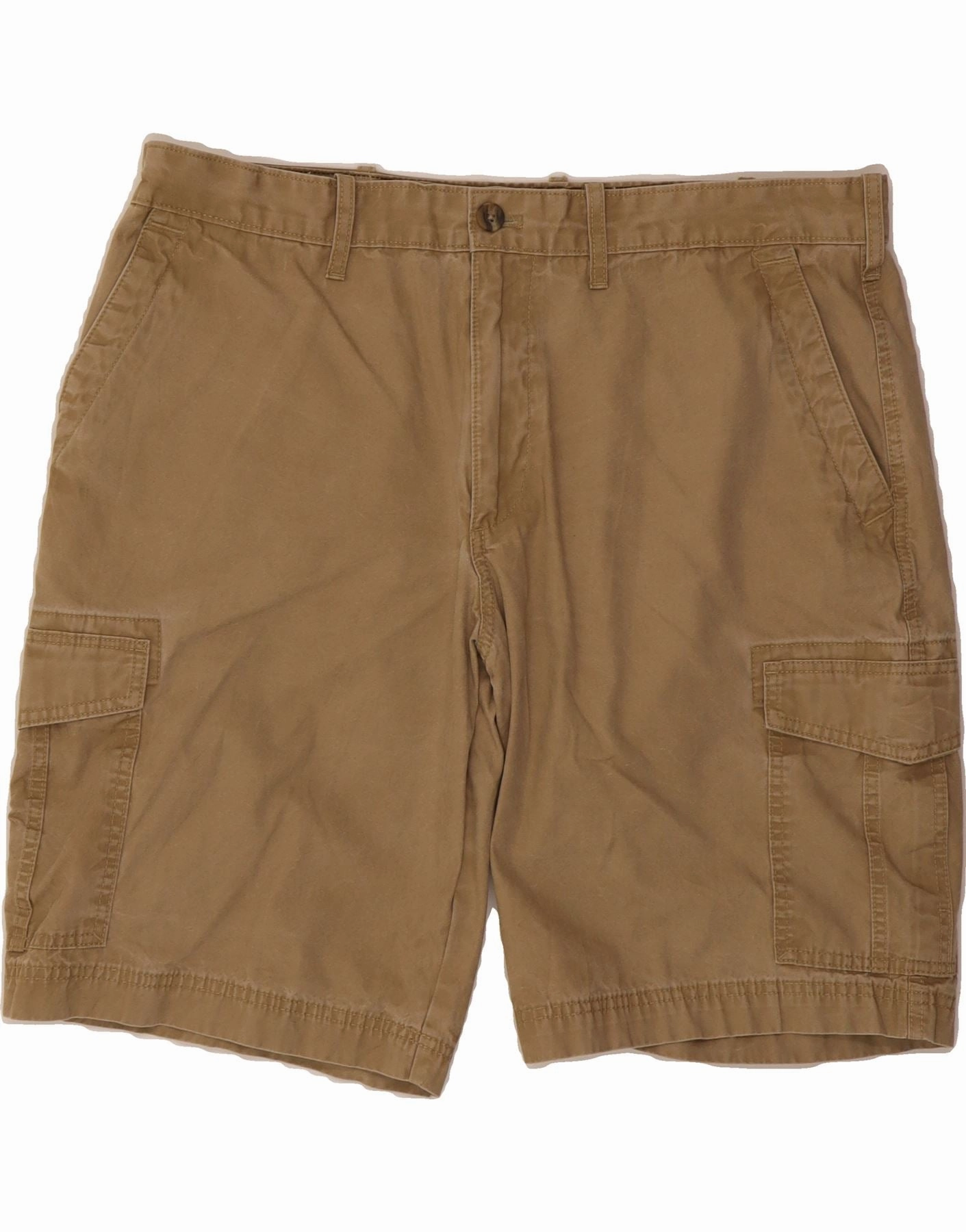 Relaxed Motion Breathable Comfort EDDIE BAUER Mens Cargo Shorts W40 XL Beige