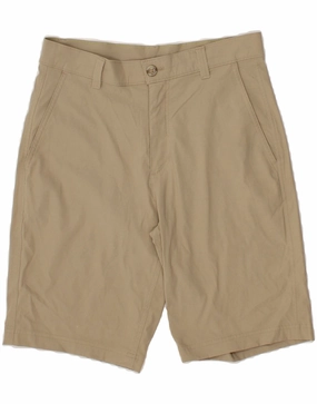 Comfy Look EDDIE BAUER Mens Chino Shorts W30 Medium Beige Nylon