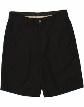 Soft Comfort EDDIE BAUER Mens Chino Shorts W30 Medium Black Polyester