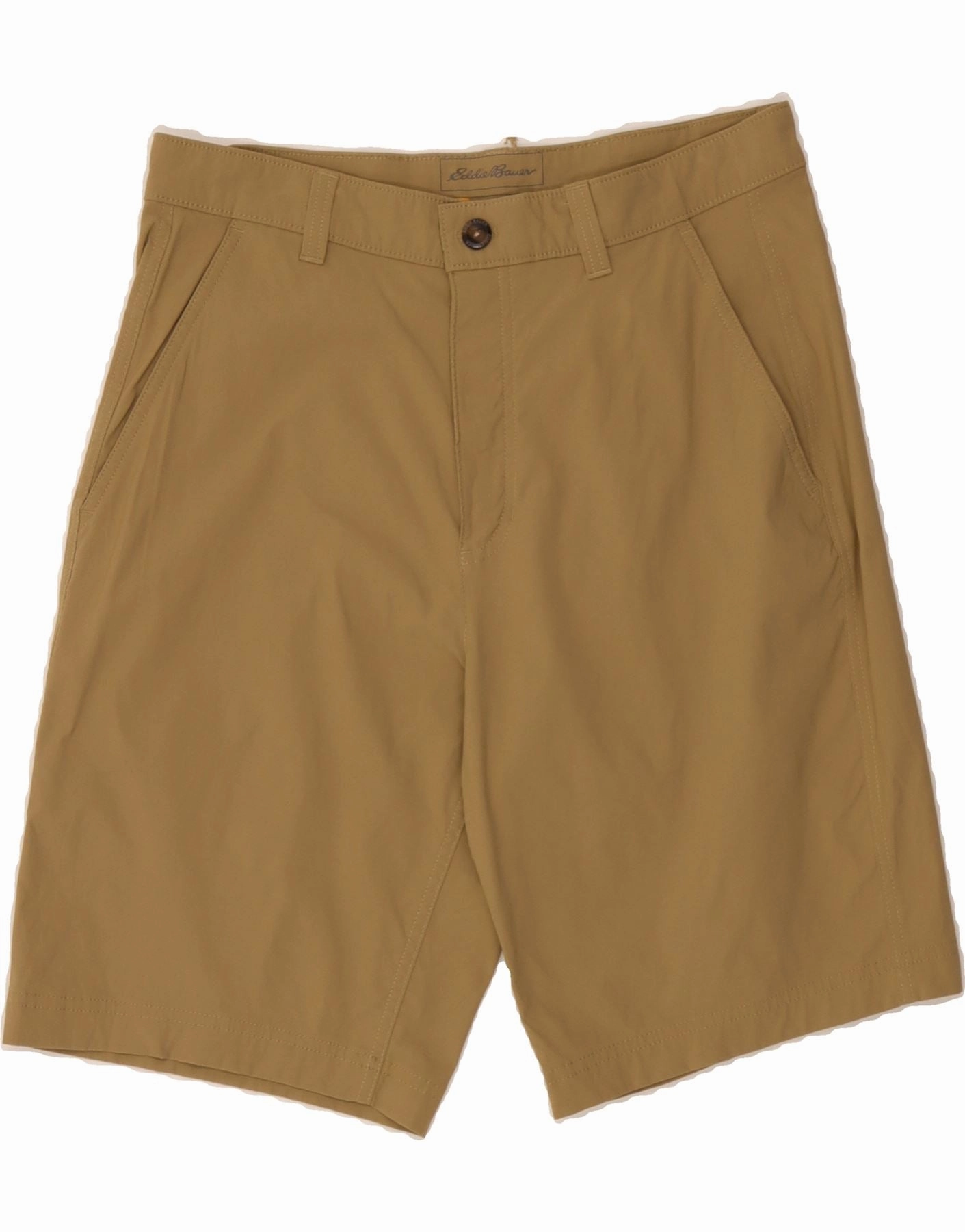 agriculture industry sports industry EDDIE BAUER Mens Chino Shorts W32 Medium  Brown Nylon