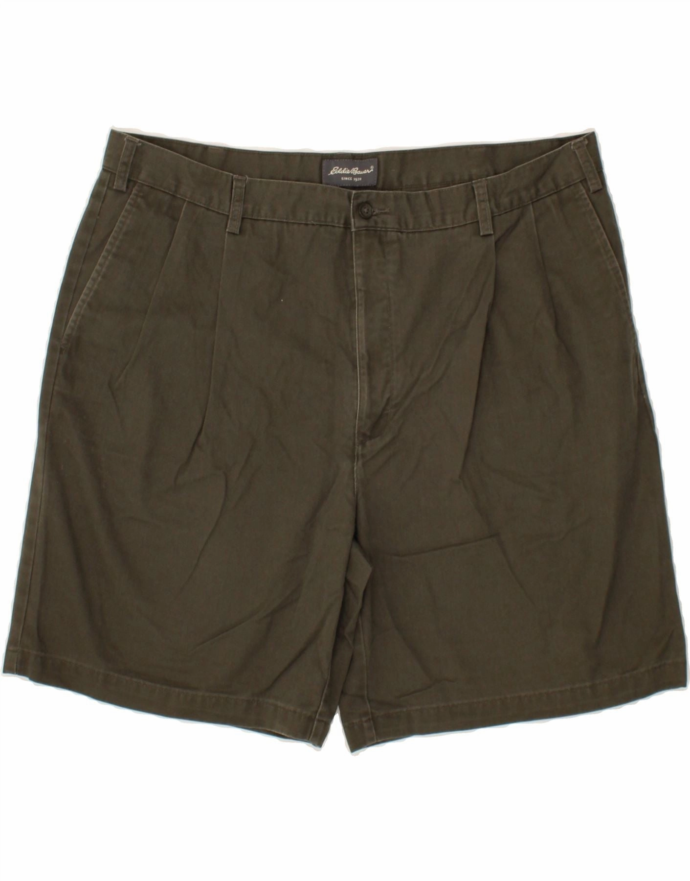 Flexible Design Heat Ready EDDIE BAUER Mens Chino Shorts W42 2XL Khaki Cotton