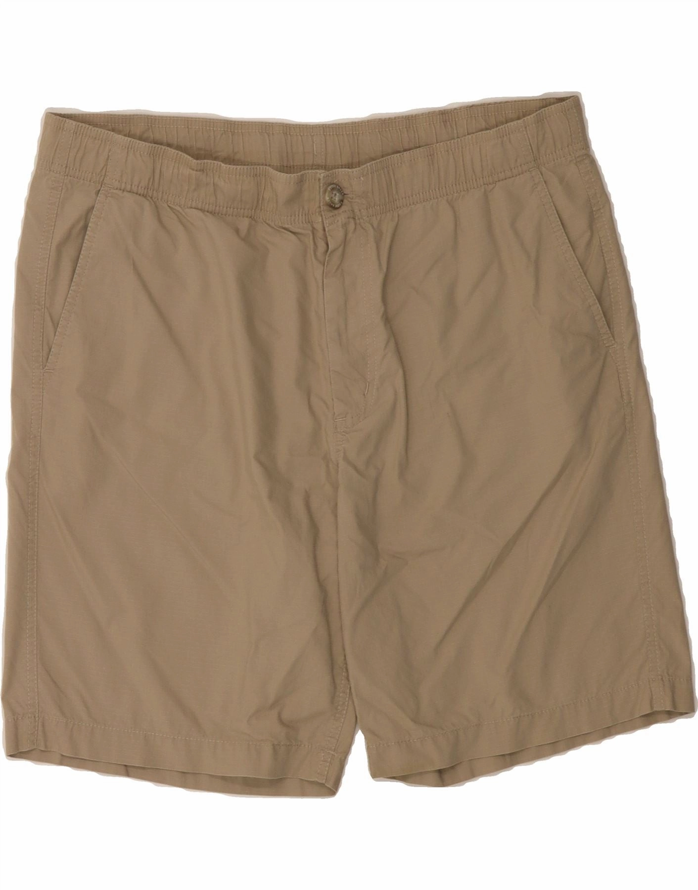 No Pressure EDDIE BAUER Mens Super Low Slim Fit Chino Shorts Large W36  Beige Classic