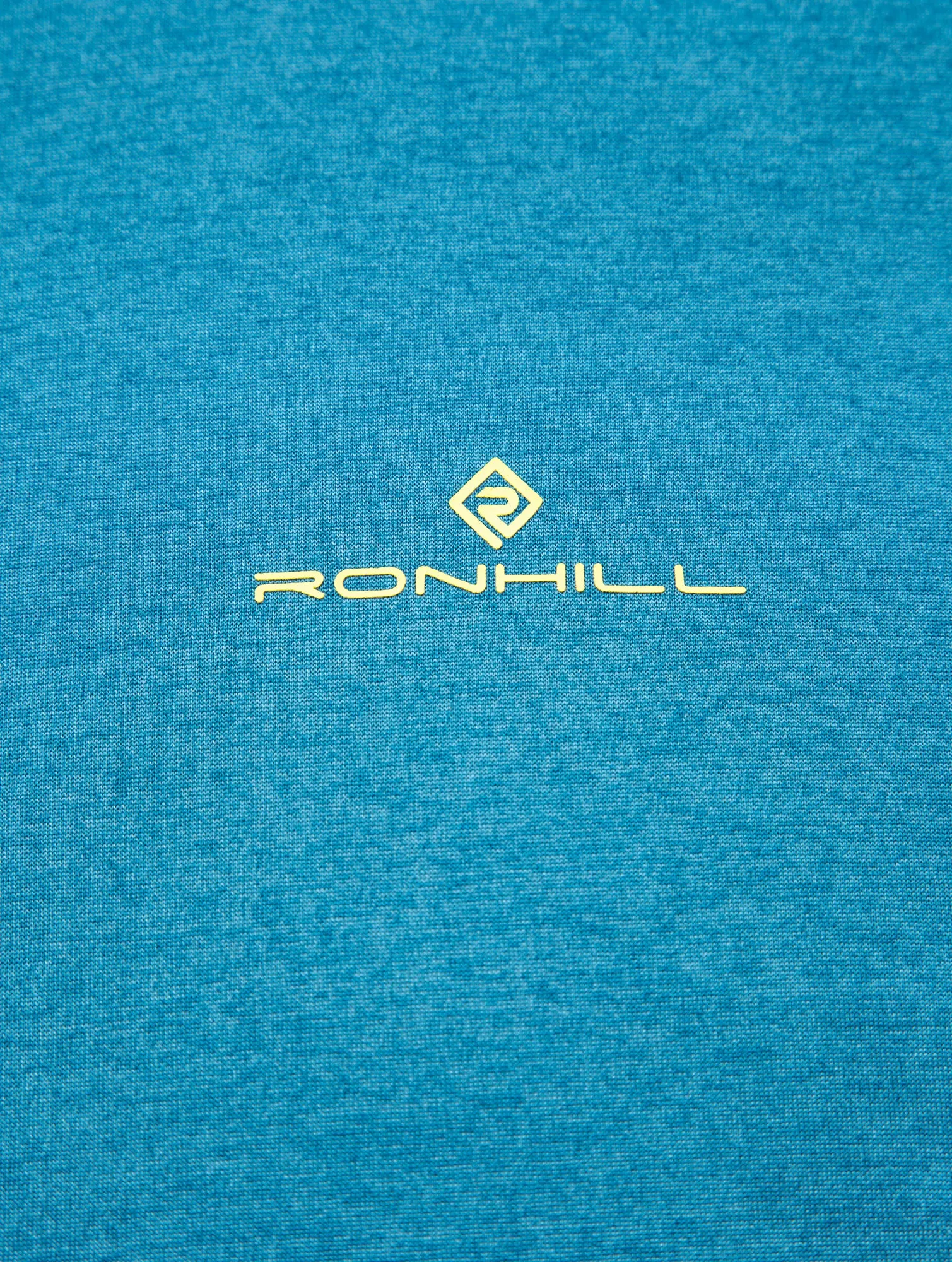 Ronhill Tech Reflect Long Sleeve Mens Running Top - Blue Seam Free Back