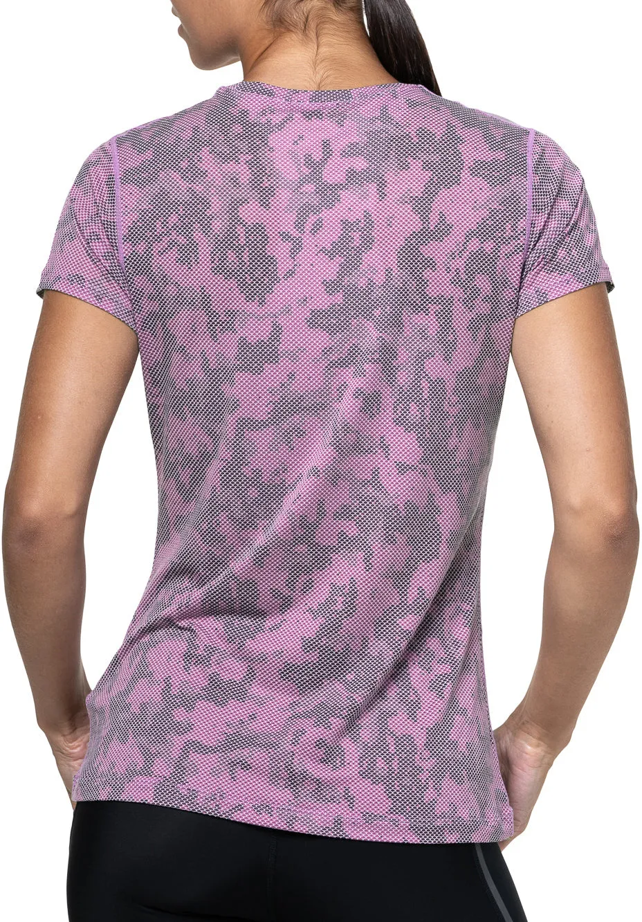 Flattering Fit Classic Smart Ronhill Tech Golden Hour Short Sleeve Womens Running Top - Purple