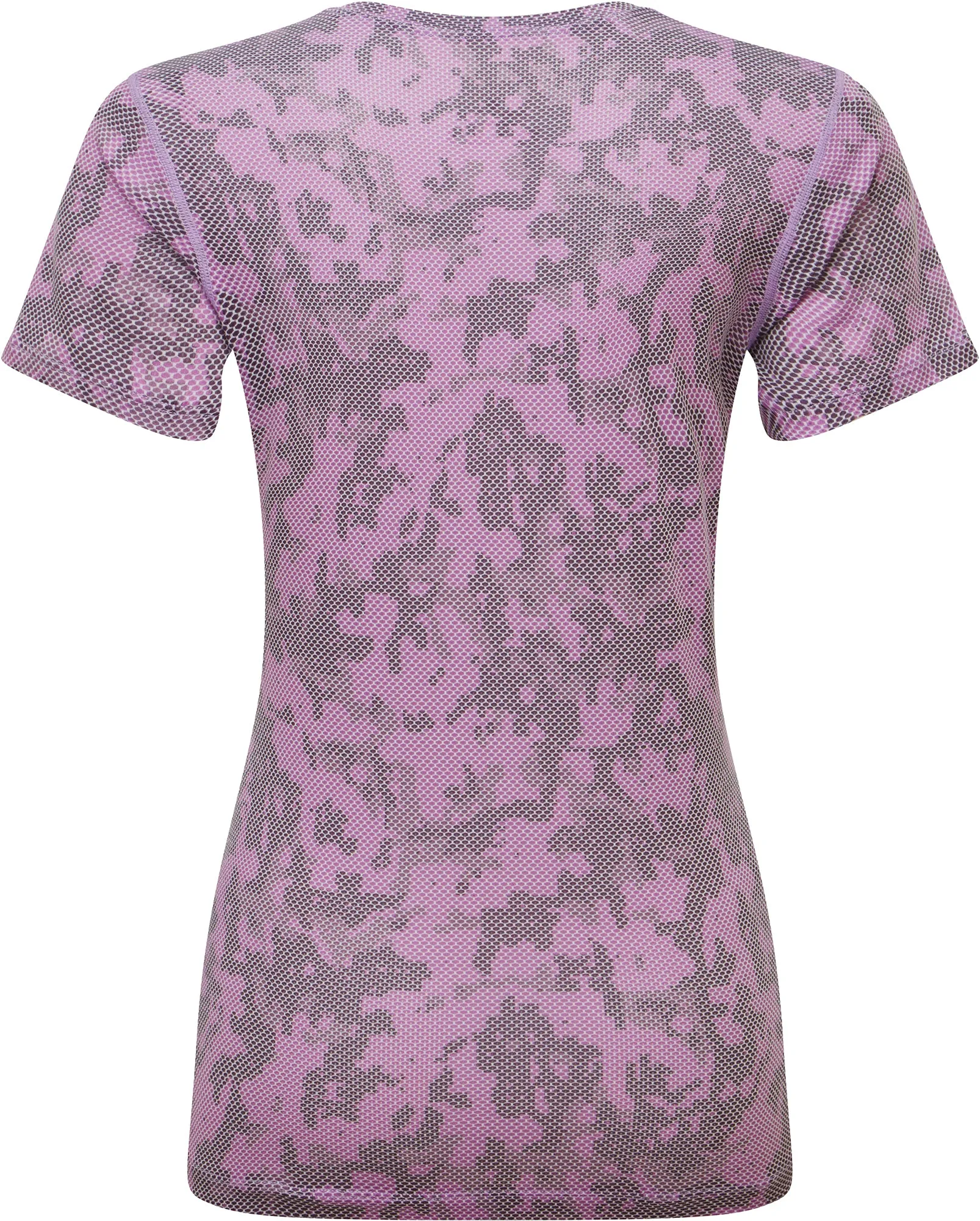 Ronhill Tech Golden Hour Short Sleeve Womens Running Top - Purple Moisture Wicking Fabric SlimFit