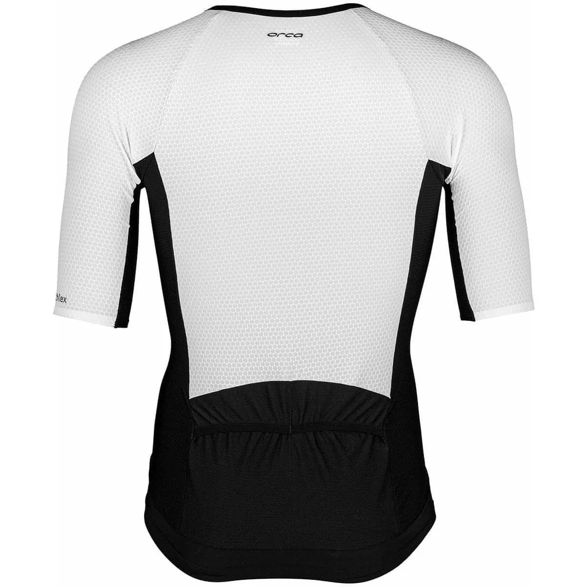 Effortless Wear AllWeatherComfort Orca Athlex Short Sleeve Mens Tri Top - White