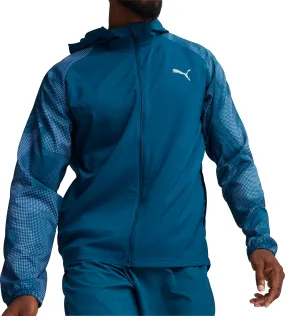 Puma Run Favourite Mens Running Jacket - Blue Dry clean only Cool Ready