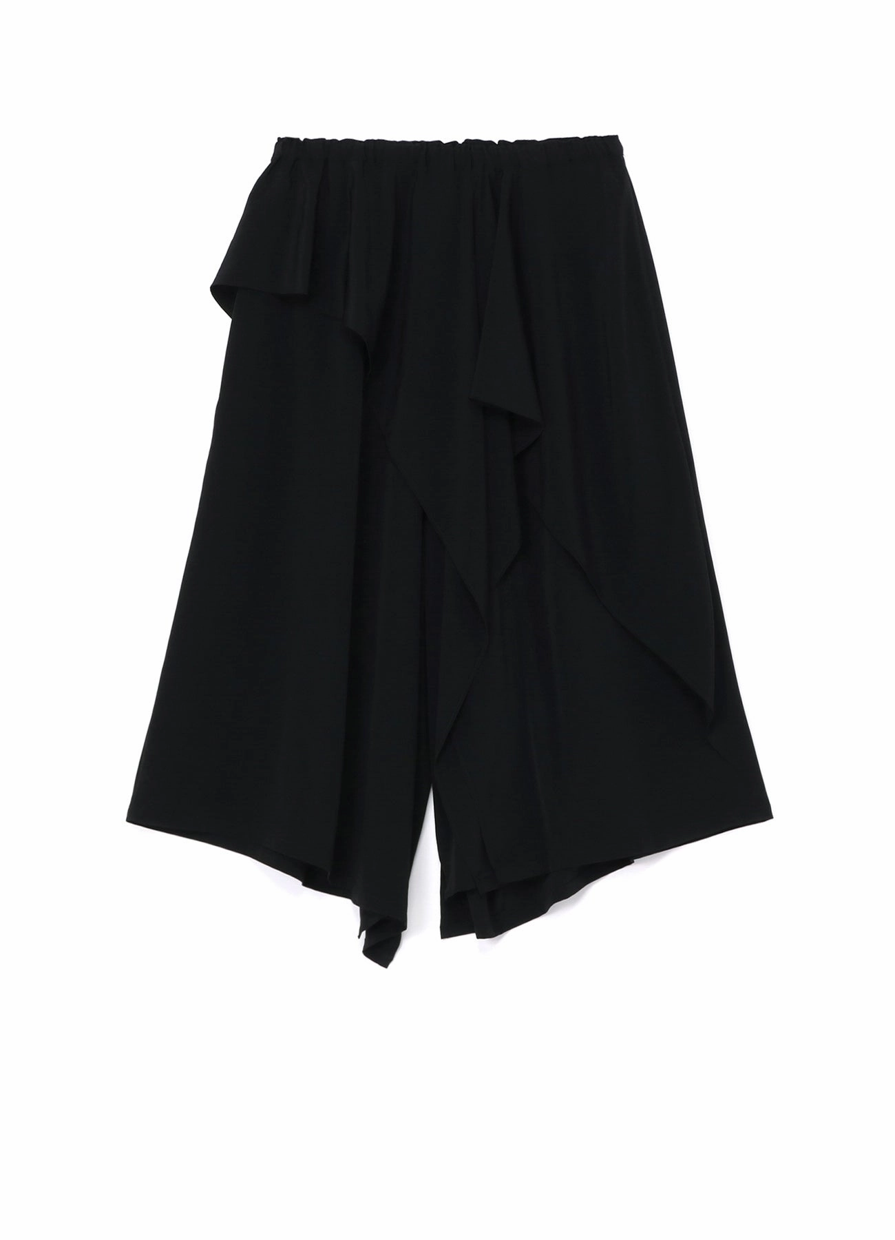 CREPE de CHINE RUFFLE PANTS All Time Use Outdoor Wear