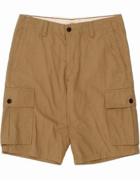 DOCKERS Mens Cargo Shorts W30 Medium Brown Cotton raincoat No Friction