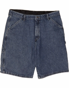 LEE Mens Riders Denim Shorts W38 XL  Blue Cotton Comfort Tech skateboarding outfit