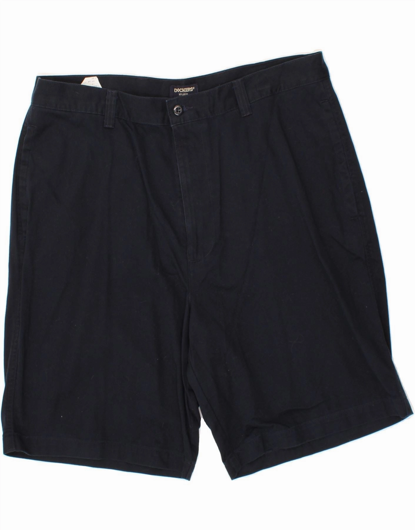 DOCKERS Mens Chino Shorts W38 XL Navy Blue Cotton On The Go beachy vibe