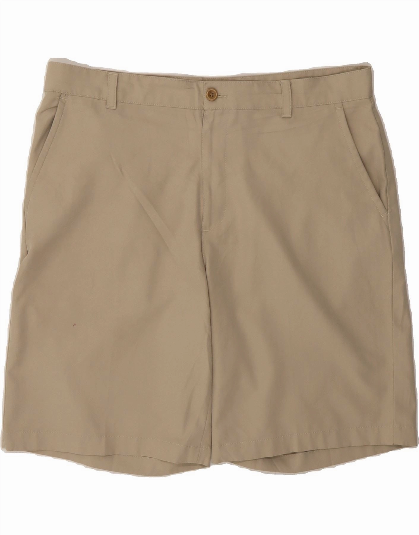 IZOD Mens Golf Chino Shorts W36 Large Beige Warm Days