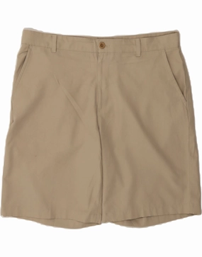 IZOD Mens Golf Chino Shorts W36 Large Beige Warm Days