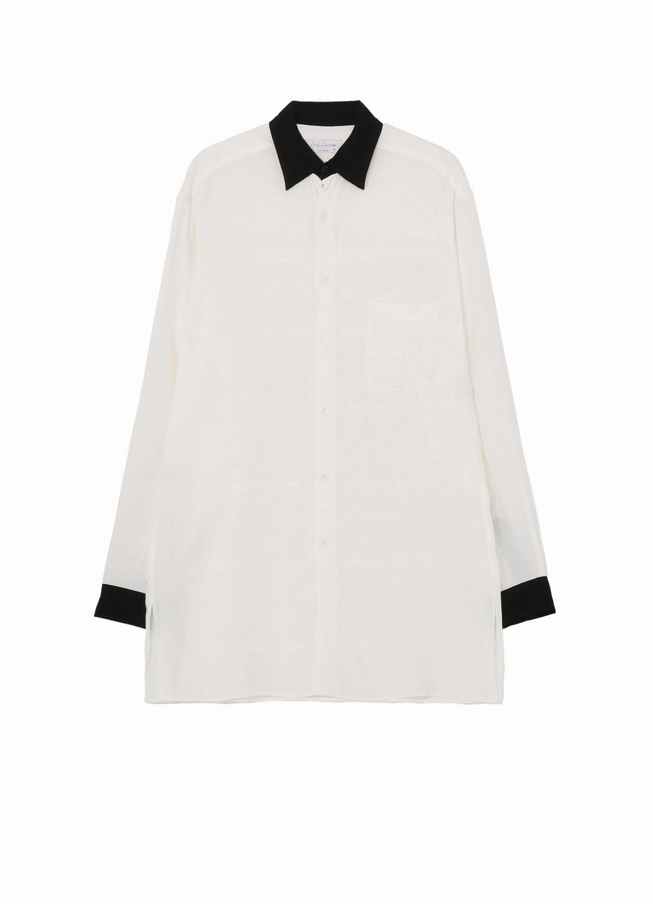 ??PIECE UNIQUE/THE SHOP??R/S PEARL MONOTONE BLOUSE Core Comfort Basic Look