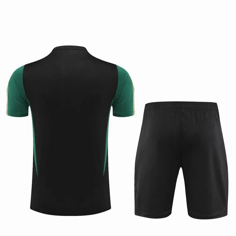 Gradient Density Layering German Short Sleeve Training Suit For Men T-shirt/short