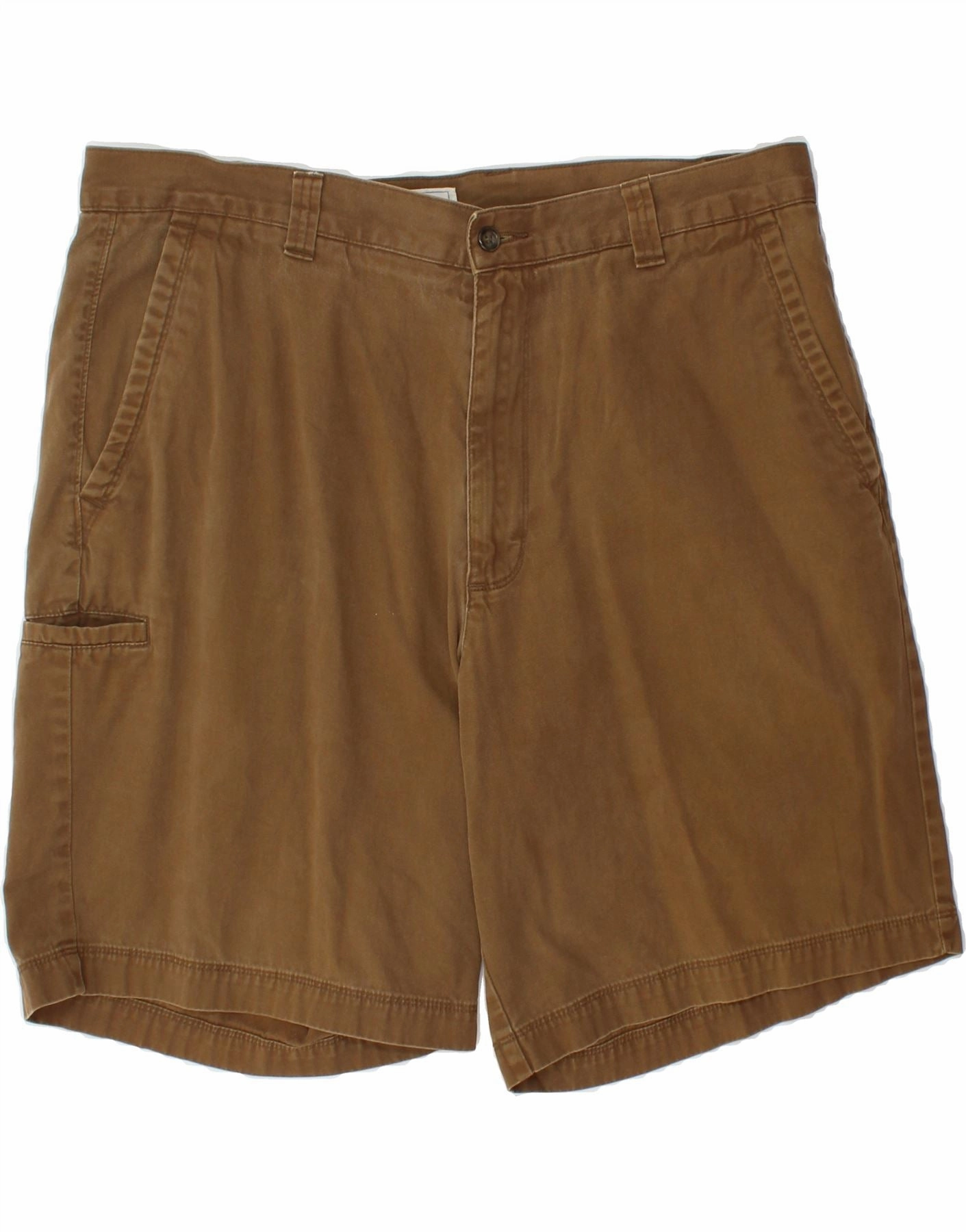 DOCKERS Mens Relaxed Fit Cargo Shorts W38 XL Brown Cotton No Bulky Feel fitness enthusiasts