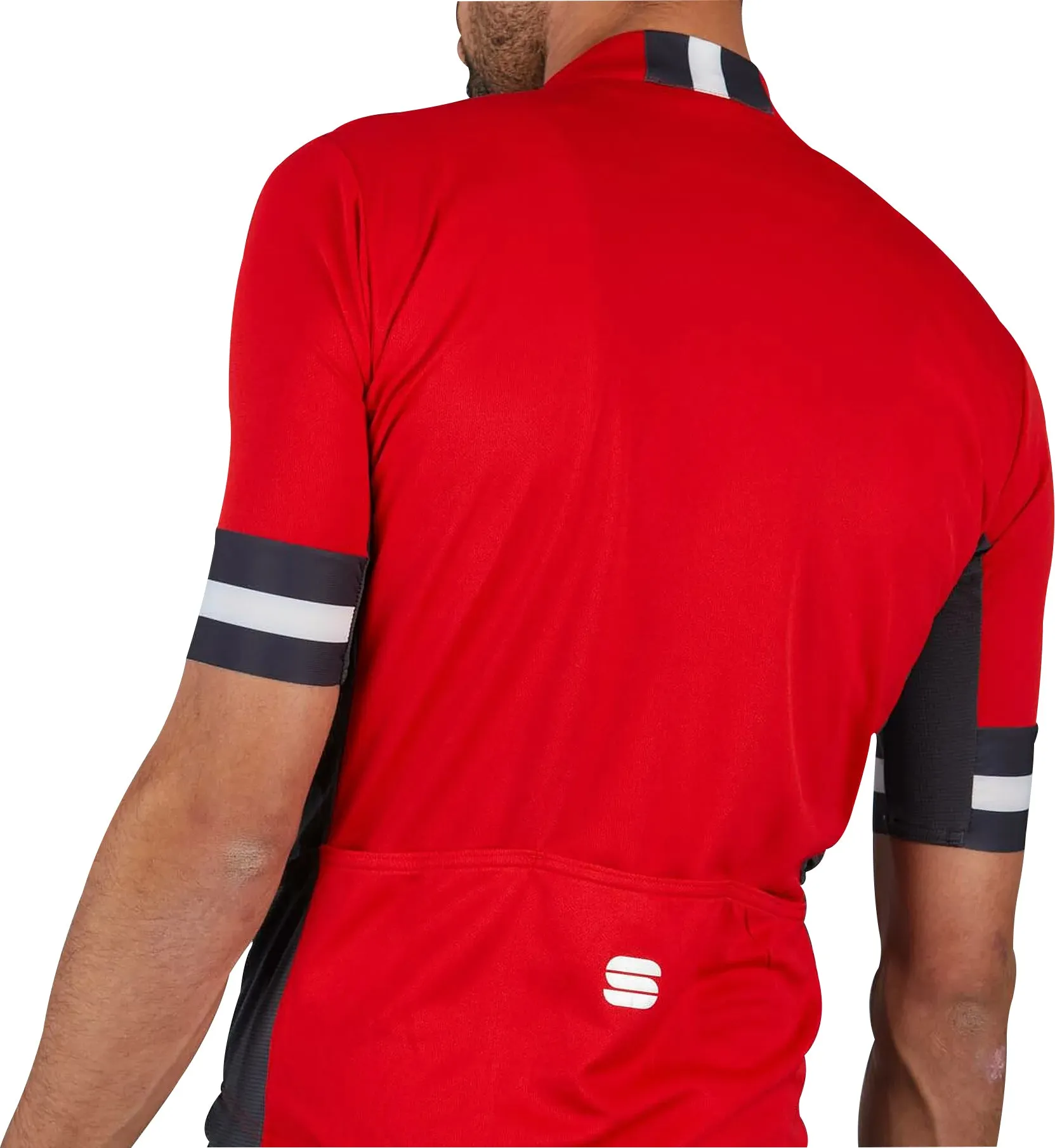 Trendy Basics Sportful Kite Short Sleeve Mens Cycling Jersey - Red