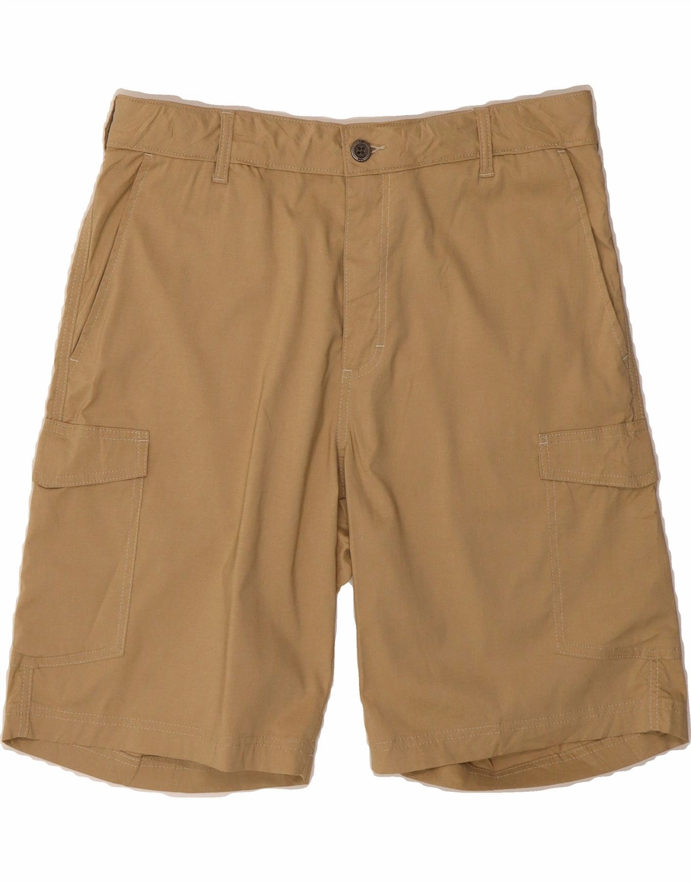 LEE Mens Cargo Shorts W36 Large  Brown Polyester Easy Style
