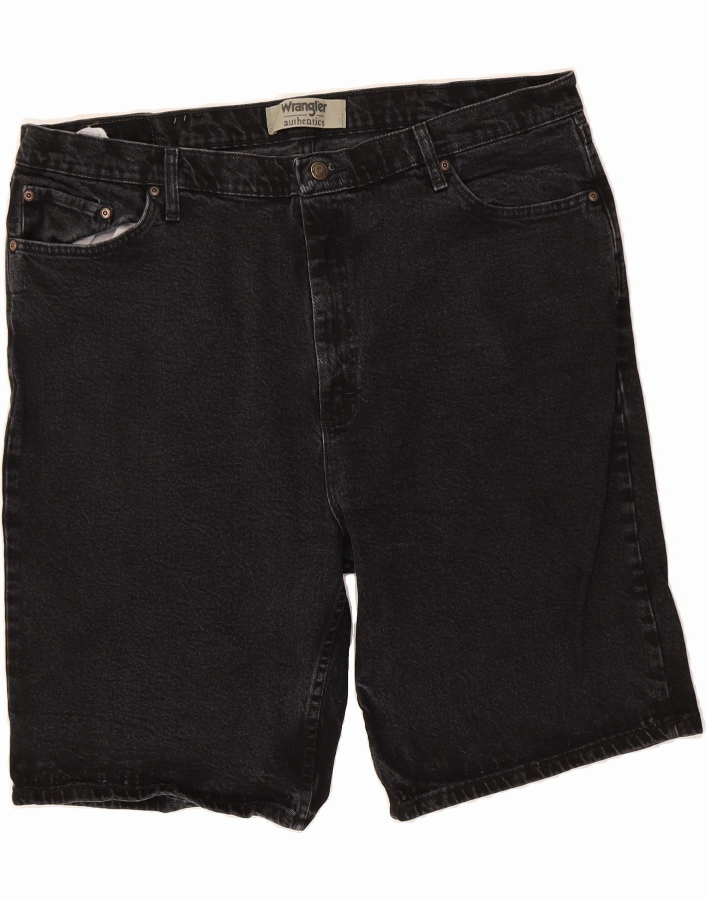 Cozy Look Trendy Look WRANGLER Mens Denim Shorts W42 2XL  Grey Cotton