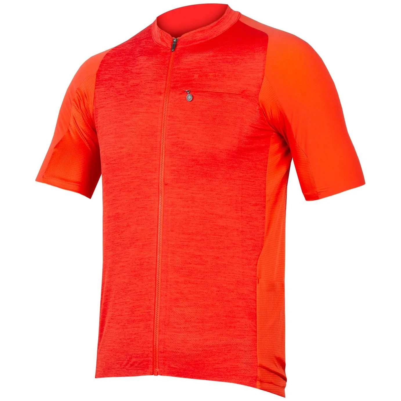 Endura GV500 Reiver Short Sleeve Mens Cycling Jersey - Orange Quick Dry Fabric Regular Fit