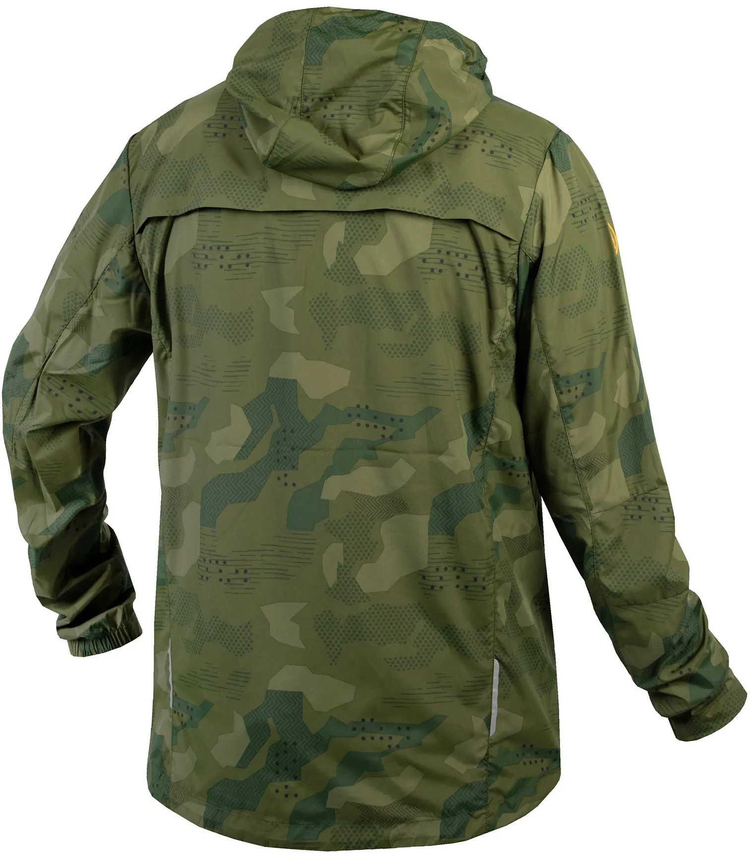 Ventilated Back Panel Endura Hummvee Windproof Shell Mens Cycling Jacket - Green