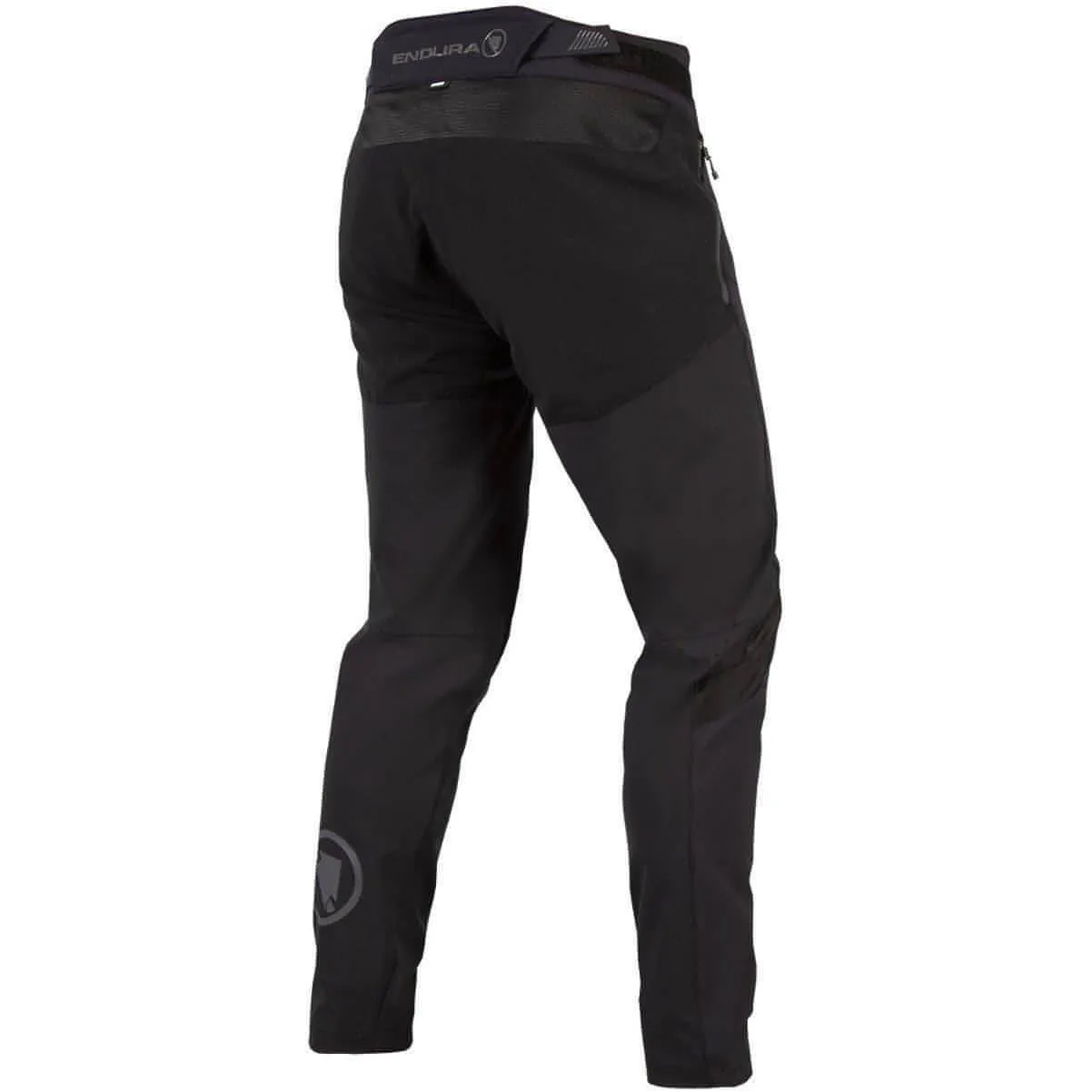 Perfect Silhouette Contrast Trim Endura MT500 Burner Mens Cycling Trousers - Black