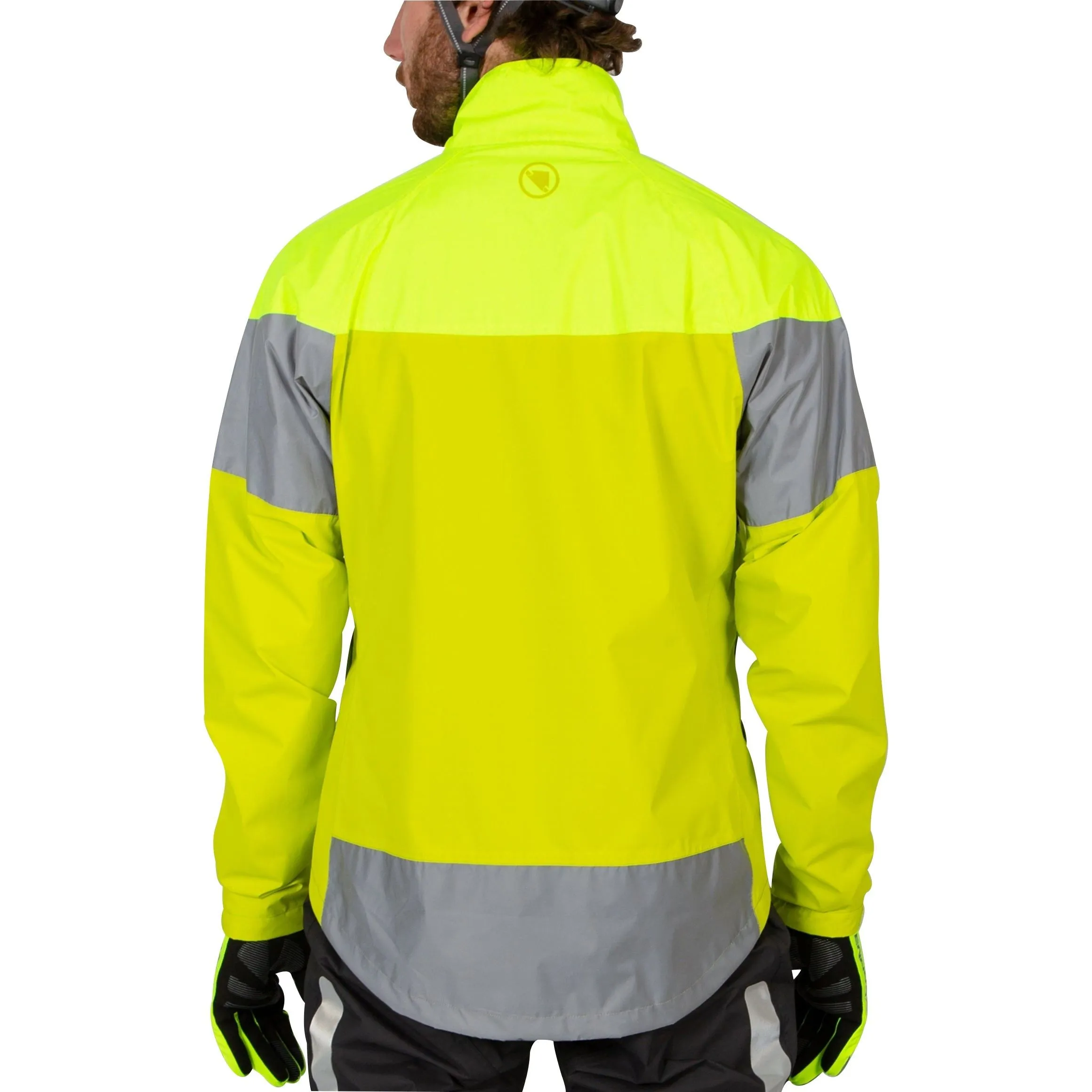 Softshell Fabric Technology Stylish Shield Endura Urban Luminite II Waterproof Mens Cycling Jacket - Yellow
