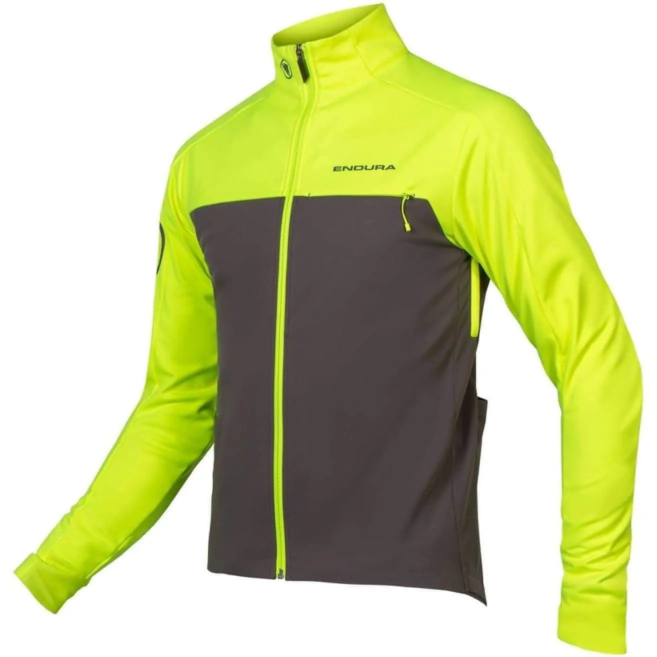 Recycled Polyester Endura Windchill II Mens Cycling Jacket - Yellow