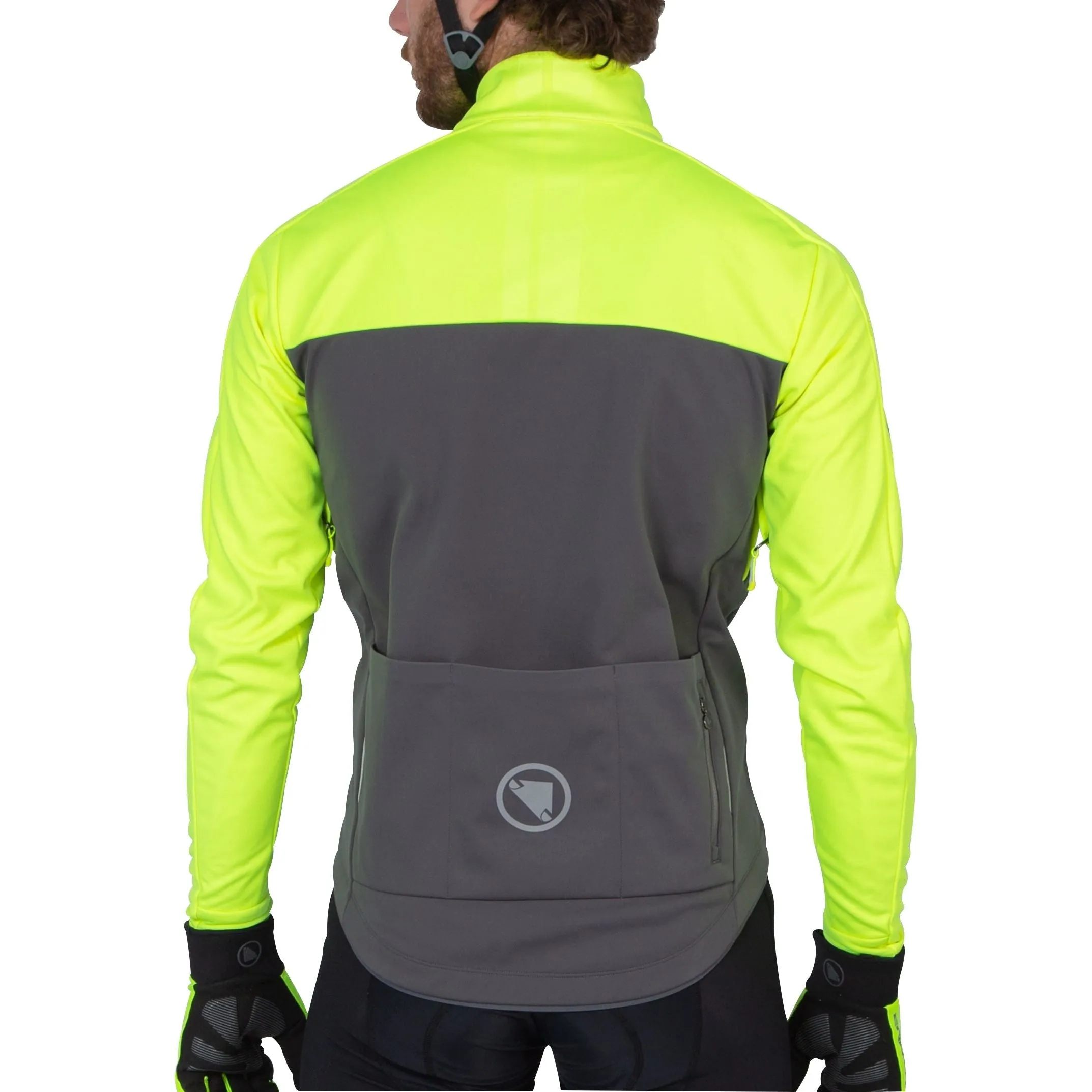Endura Windchill II Mens Cycling Jacket - Yellow suitable for modeling