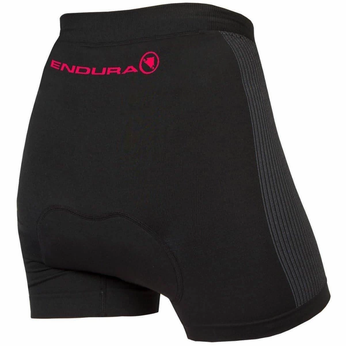 Endura Engineered Padded II Womens Cycling Undershorts - Black Hygienic Antimicrobial Layer