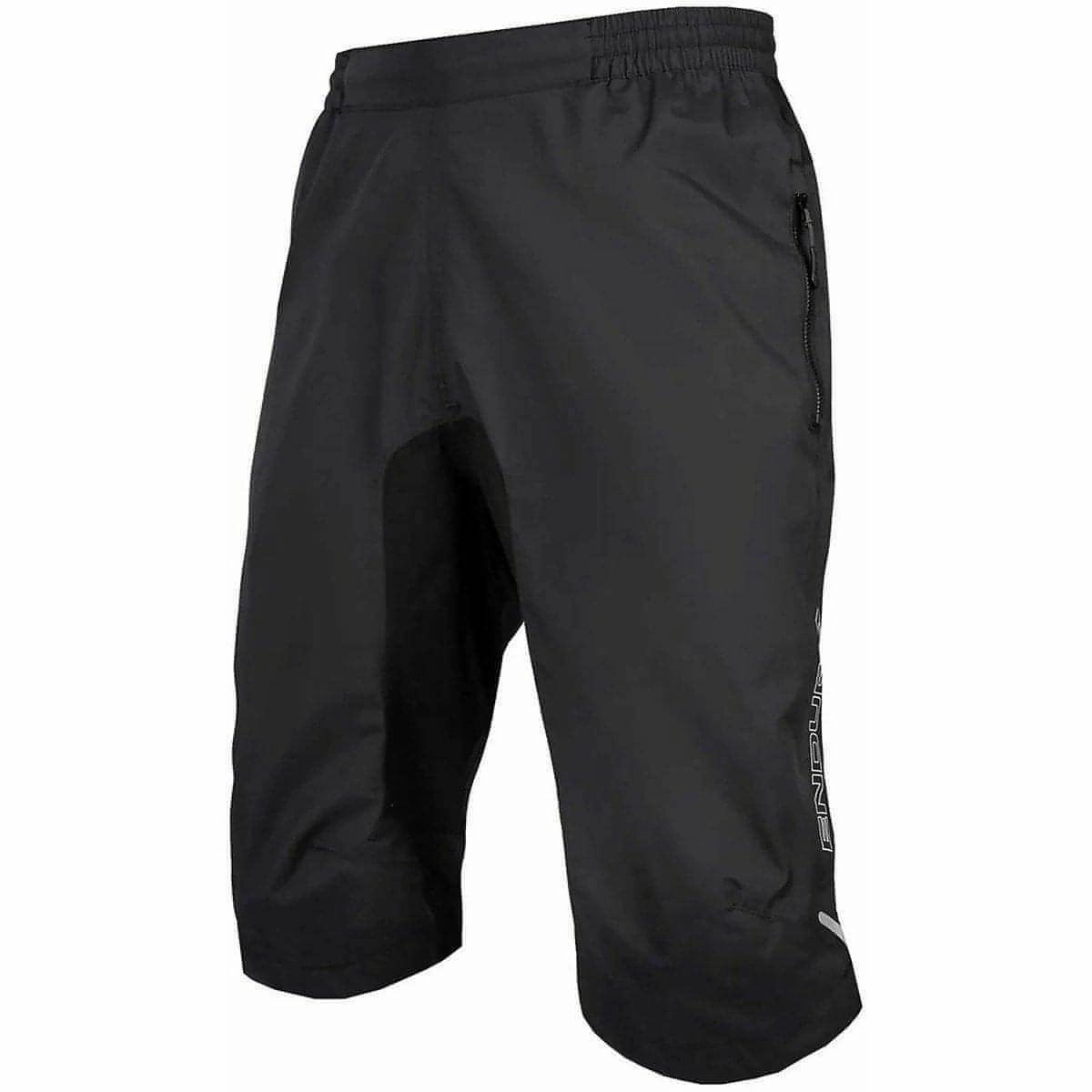 Comfort Layer Wear Preppy Style Endura Hummvee Waterproof Mens Baggy Cycling Shorts - Black