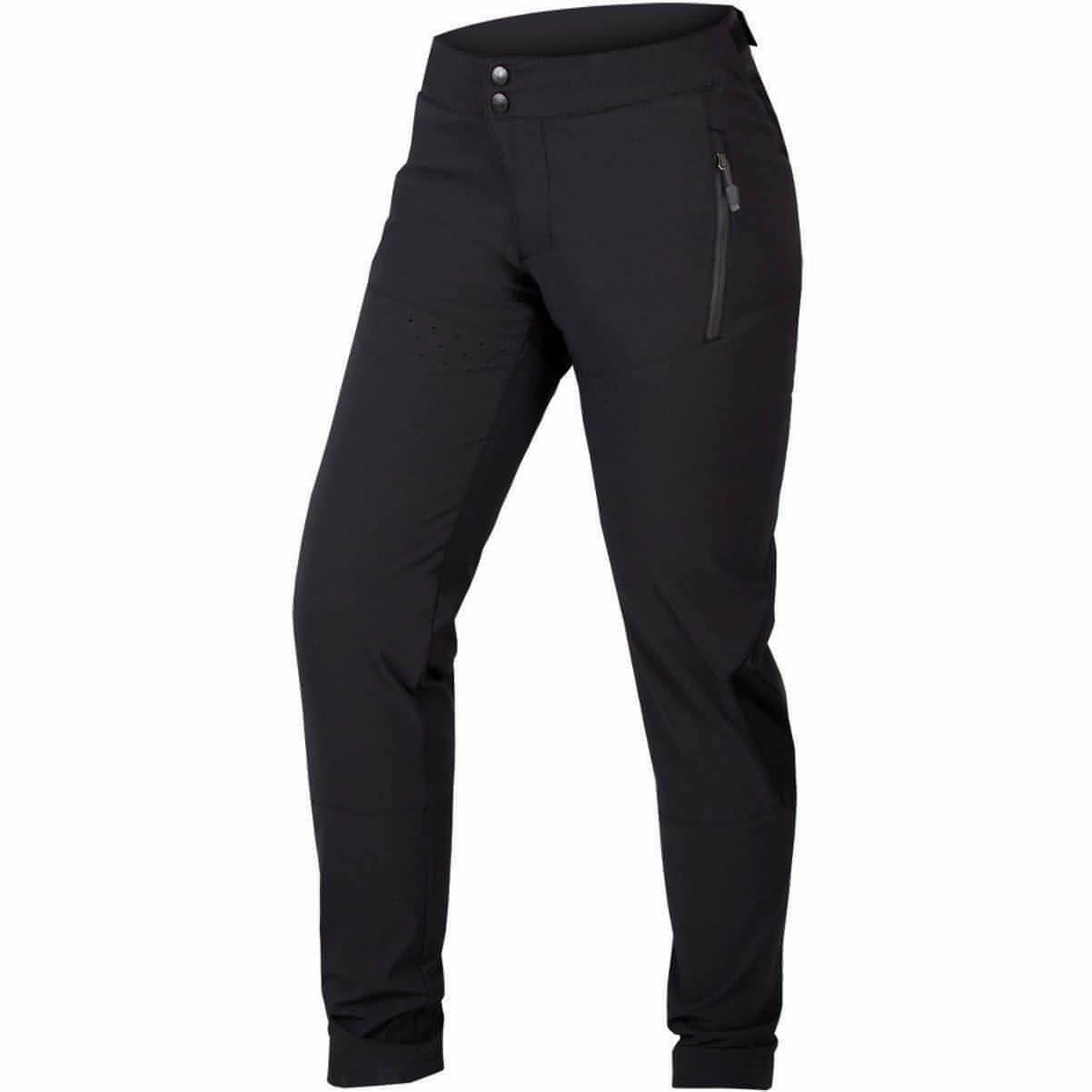 Perfect Look Feminine Cut Endura MT500 Burner Womens Cycling Trousers - Black