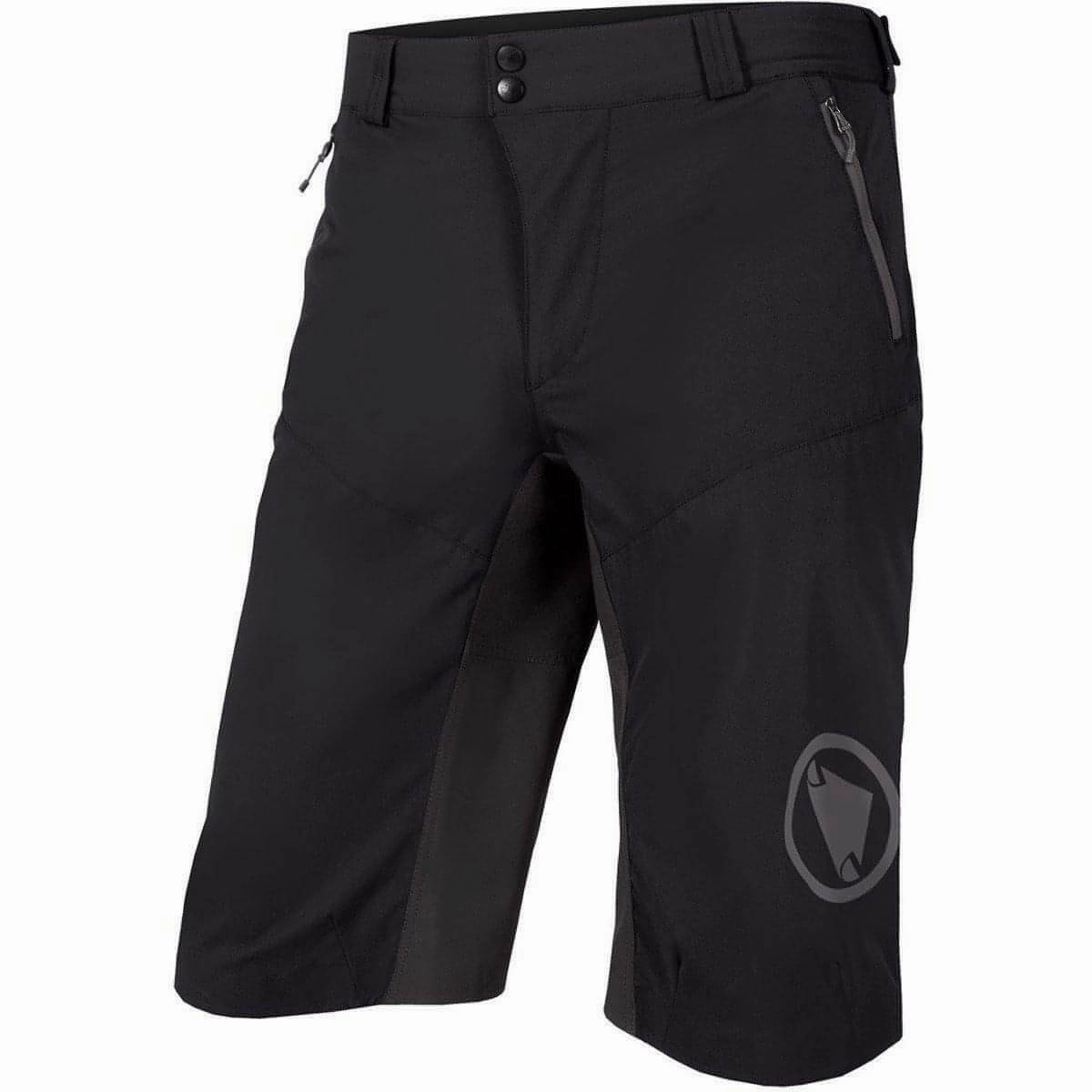 Hot Day Endura MT500 Spray Mens Baggy Cycling Shorts - Black