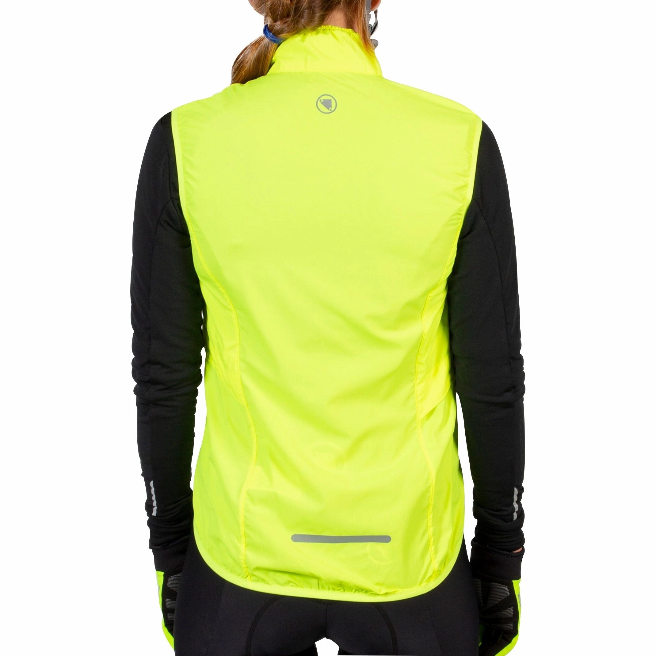 Endura Pakagilet Womens Cycling Gilet - Yellow Chill Resistant Fashion Comfort