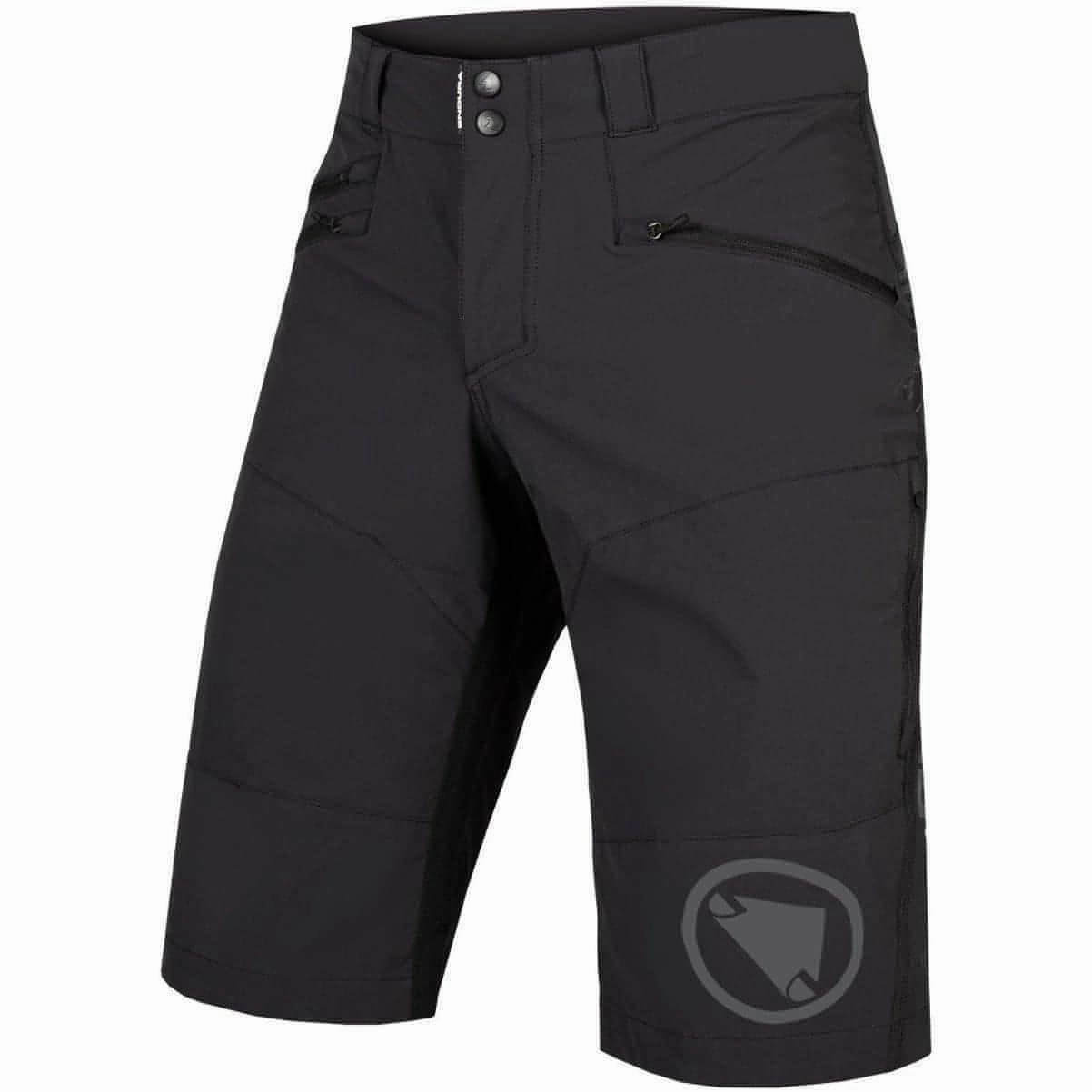 Endura Singletrack II Mens Baggy Cycling Shorts - Black Warm Mood