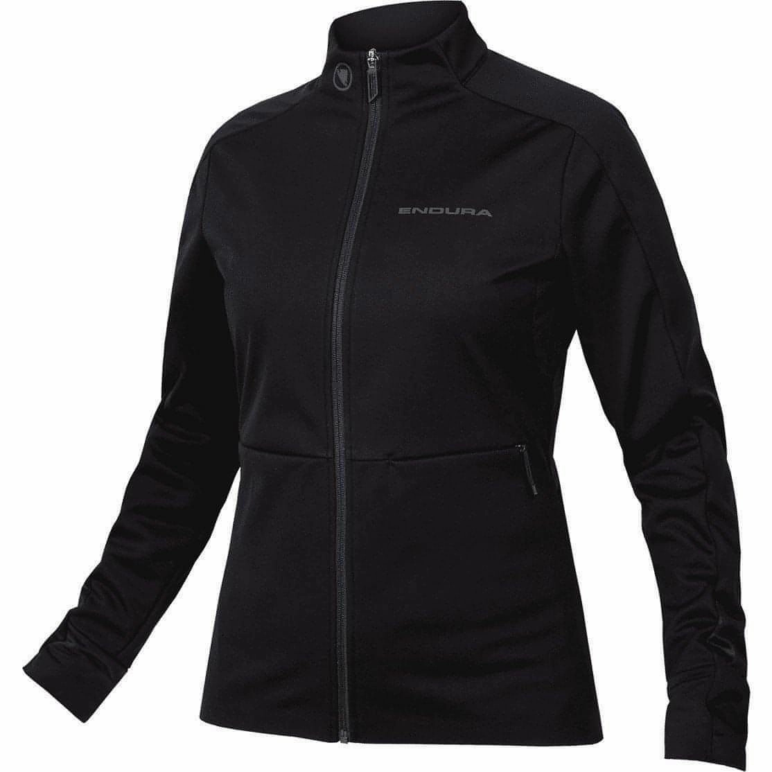Endura Windchill II Womens Cycling Jacket - Black Black Rugged Outer Shell