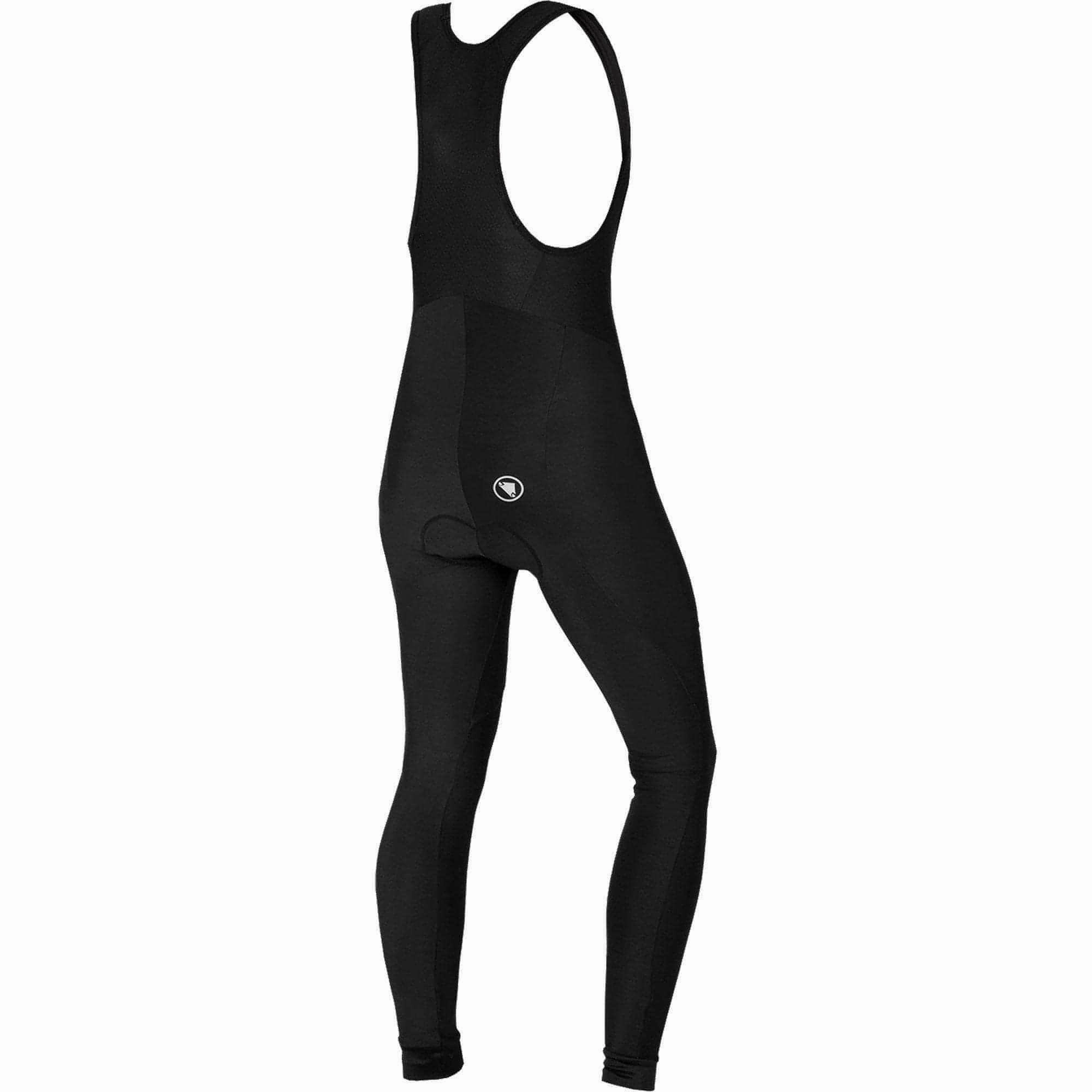RelaxedFit Elasticized Ankle Cuffs Endura Xtract Womens Cycling Bib Tights - Black