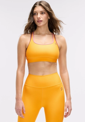 Heat-sealed seams Endurance Light Cross Strap Bra