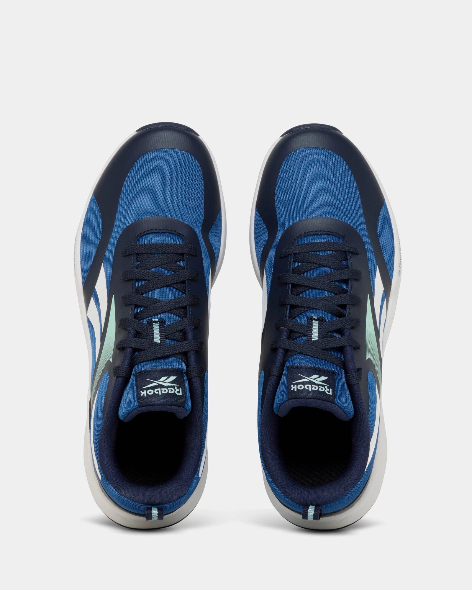 Energen Run Vectrnavy/Twilitblu/Glitchaqua Lockdown Lacing System Abrasion Resistant Fabric