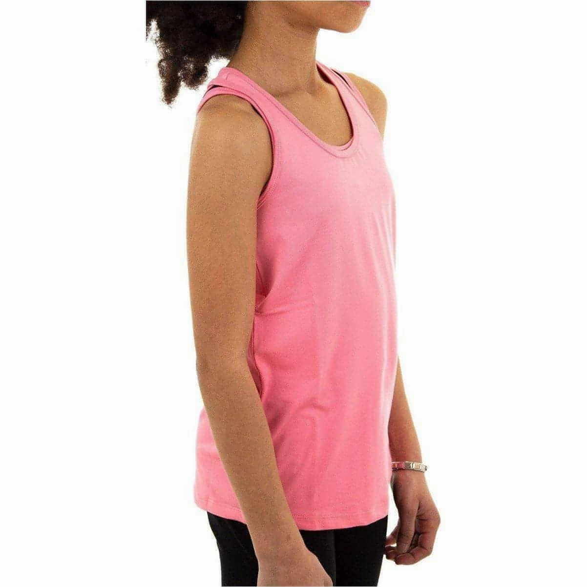 Productivity - increased Layer Lightness More Mile Racer Back Girls Running Vest - Pink