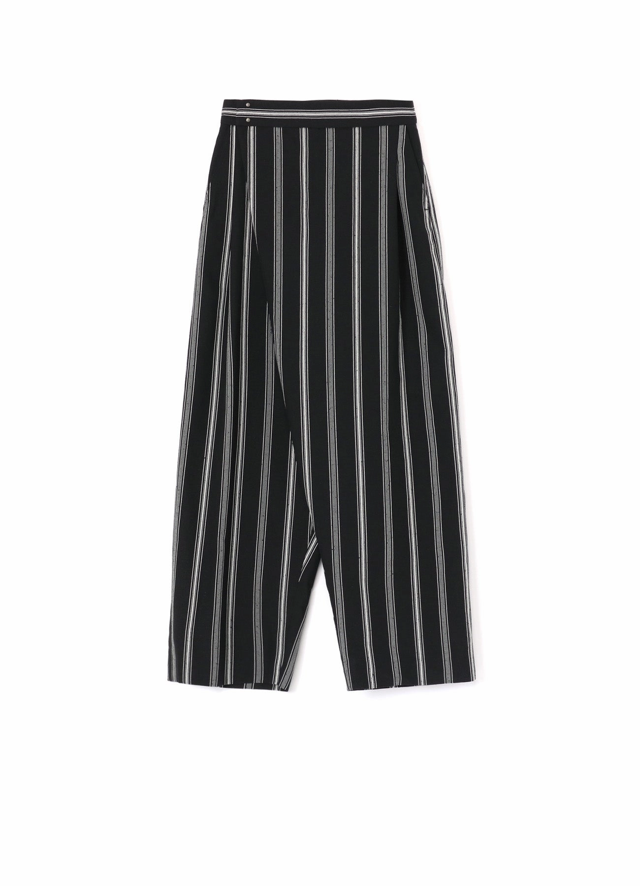 Urban Edge Relaxed fit wear HARD TWISTED STRIPE PLEATED PANTS