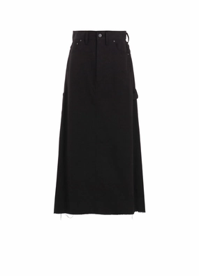 SLUB DUCK DENIM SKIRT MultiPocket Adaptable Fit