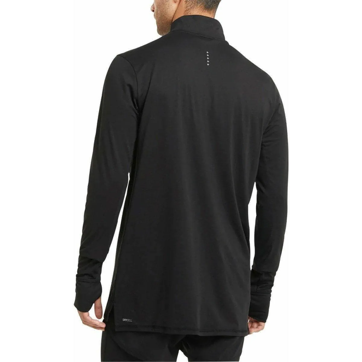Puma Favourite Half Zip Long Sleeve Mens Running Top - Black Flexible Weave
