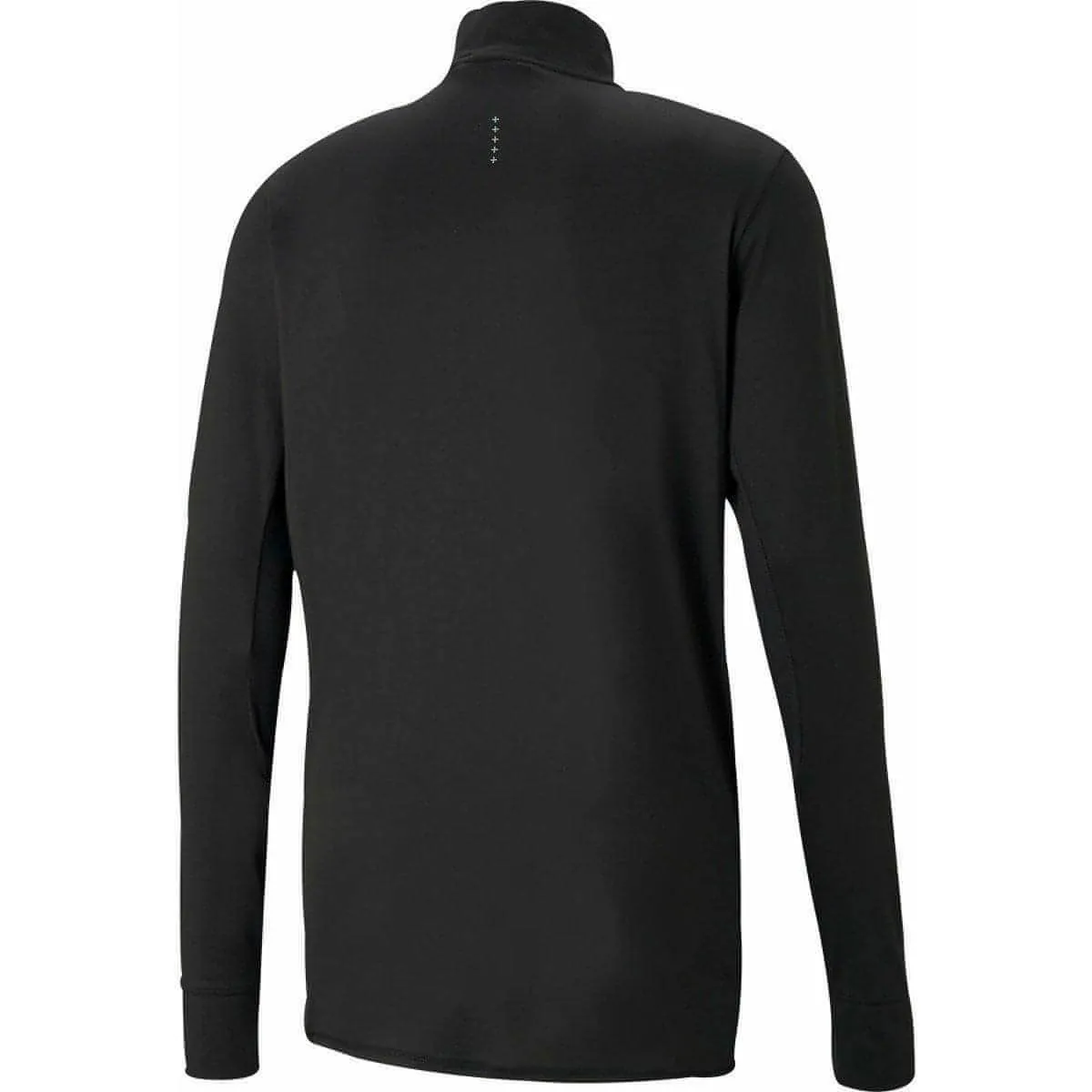 Puma Favourite Half Zip Long Sleeve Mens Running Top - Black All-Day Comfort Wear