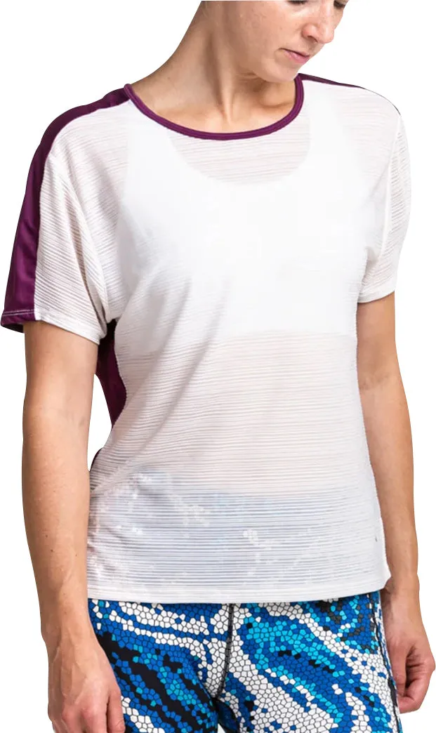 Ronhill Life Wellness Short Sleeve Womens Training Top - White Comfy Wear