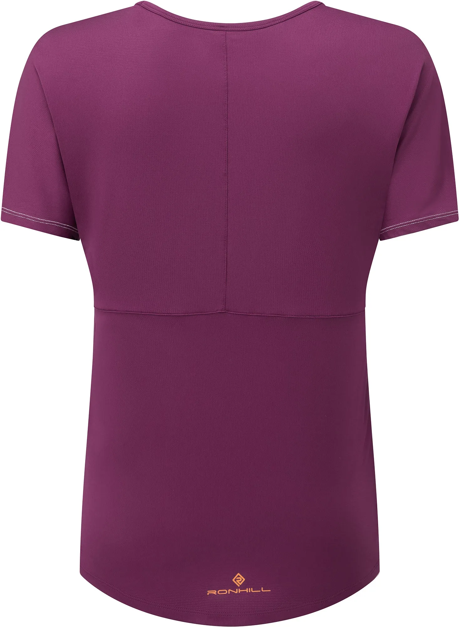 NonIrritating Fabric Ronhill Life Wellness Short Sleeve Womens Training Top - White