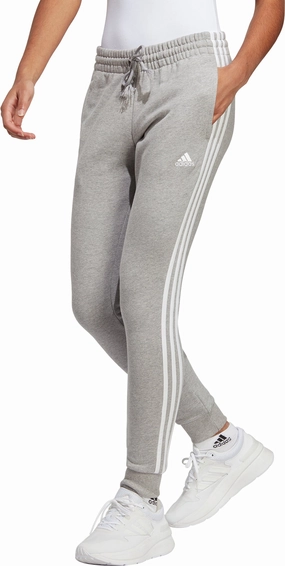 Versatile Comfort Wear Street Inspired adidas Essentials 3 Stripes Womens Joggers - Grey