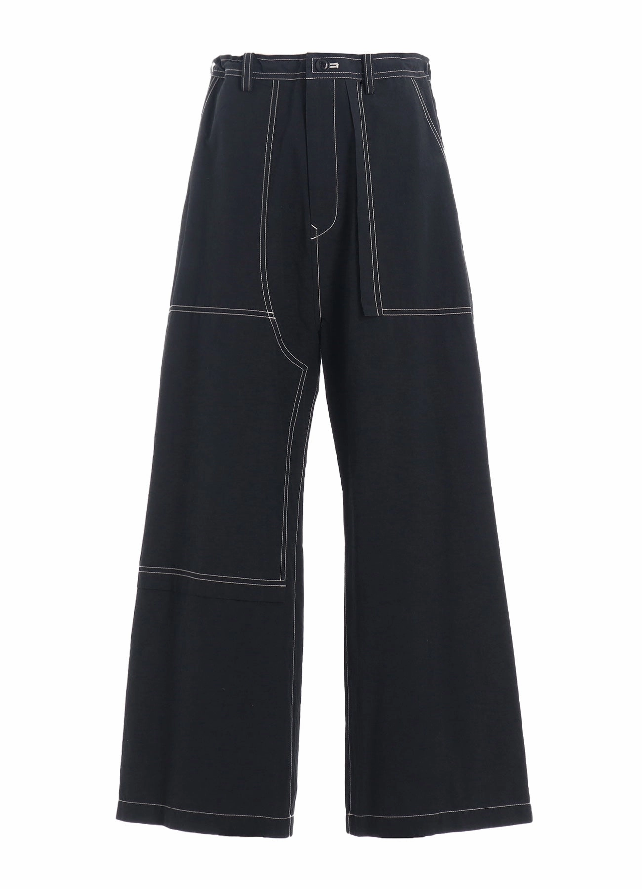 Flexible Seam Stretchable Wear COTTON LINEN DUMP STRAIGHT PANTS